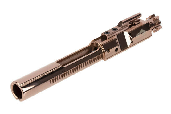 Cryptic Coatings Mystic Bronze .308 Winchester DPMS Pattern AR-308 bolt carrier group has forward assist serrations